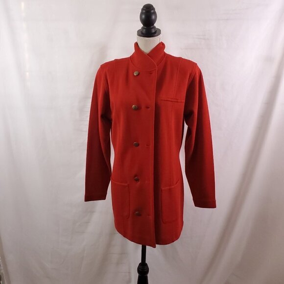 DONCASTER Button Up Lightweight Wool Blend Jacket - Picture 4 of 12